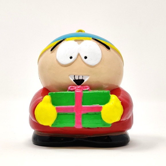 Vtg Comedy Partners 2005 South Park Cartman Holding Present Christmas Ornament - Picture 2 of 15